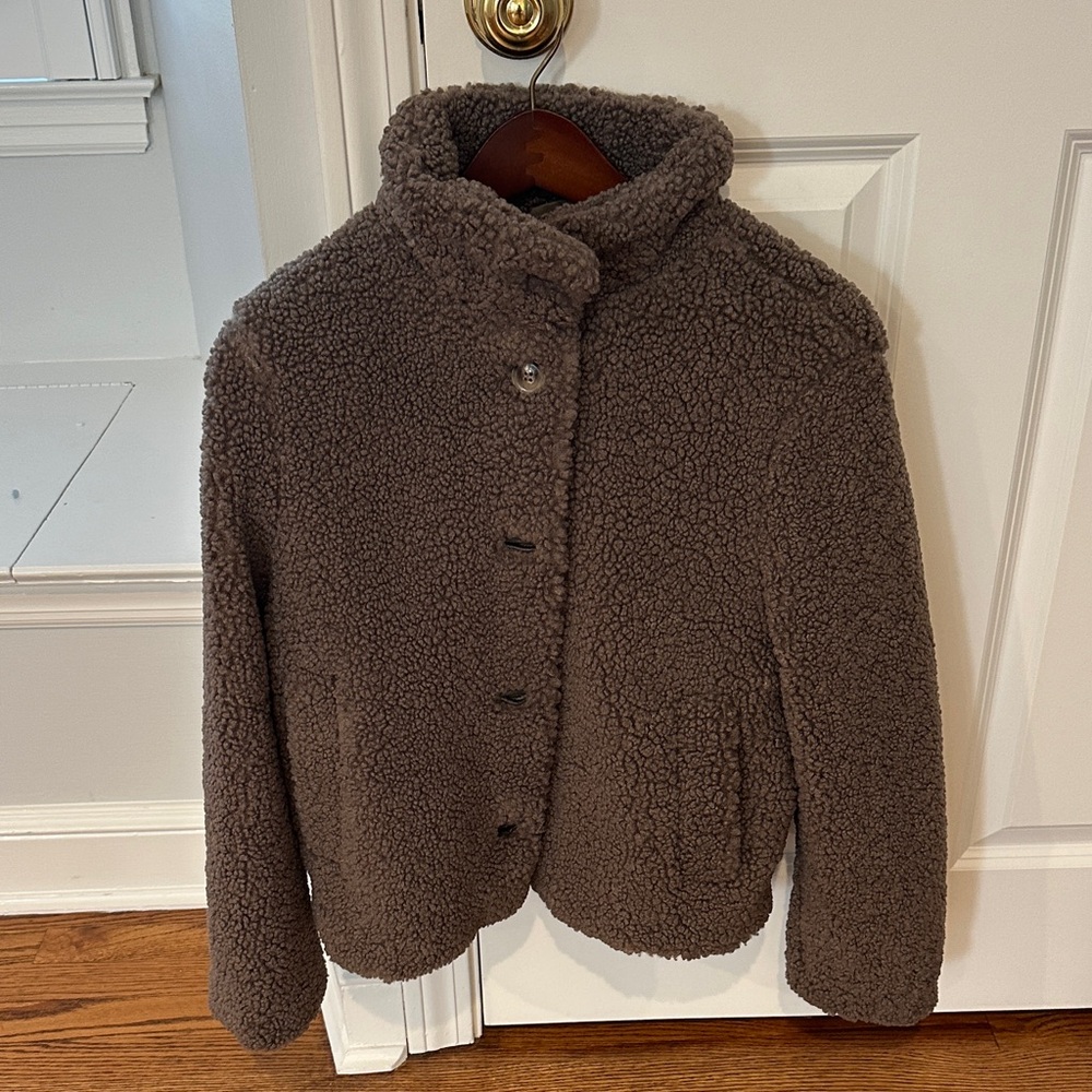 H&M Cropped Sherpa XS NWT